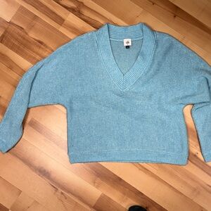CAbi Light Blue V-Neck Sweater